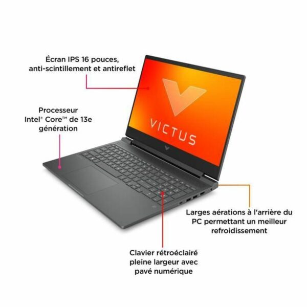 Laptop HP 16,1" intel core i5-13500h 16 GB RAM Azerty French - Image 5
