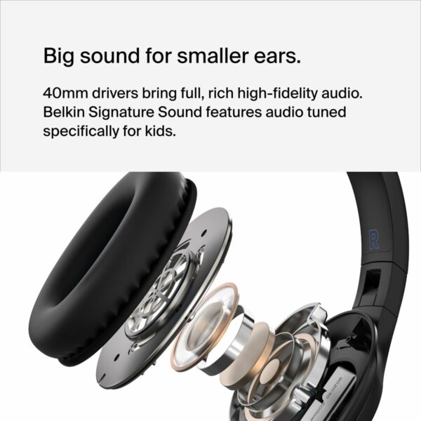 Headphones with Microphone Belkin AUD006BTBLK Black - Image 8