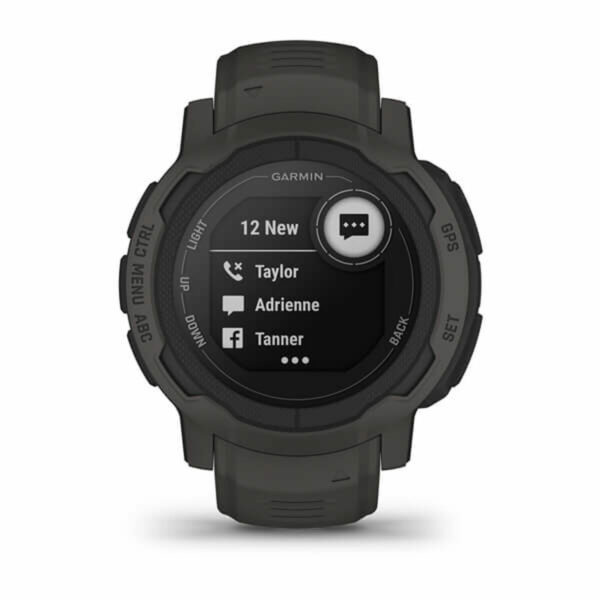 Smartwatch GARMIN Instinct 2 45 mm 0,9" Black Graphite Dark grey - Image 6