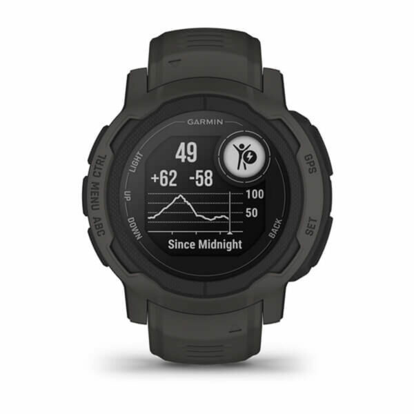Smartwatch GARMIN Instinct 2 45 mm 0,9" Black Graphite Dark grey - Image 8