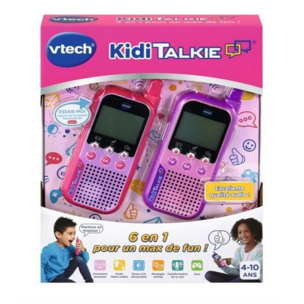 Walkie-Talkie Vtech Kidi Talkie Purple Pink - Image 2