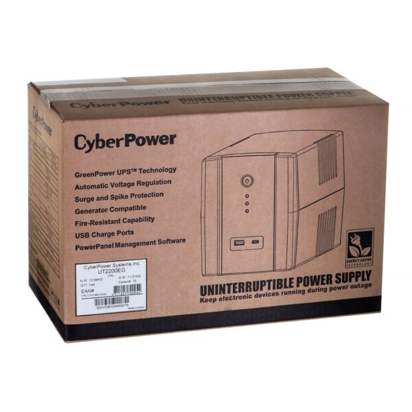 Uninterruptible Power Supply System Interactive UPS Cyberpower CyberPower UT2200EG 1320 W - Image 5