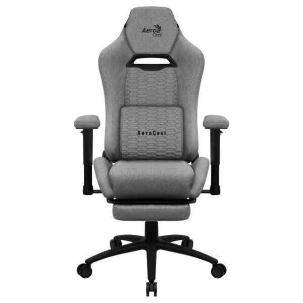 Gaming Chair Aerocool AEROROYAL-ASH-GREY Black Grey - Image 2
