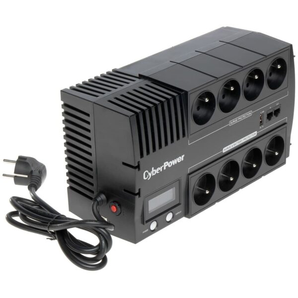 Uninterruptible Power Supply System Interactive UPS Cyberpower BR1000ELCD-FR 600 W - Image 2