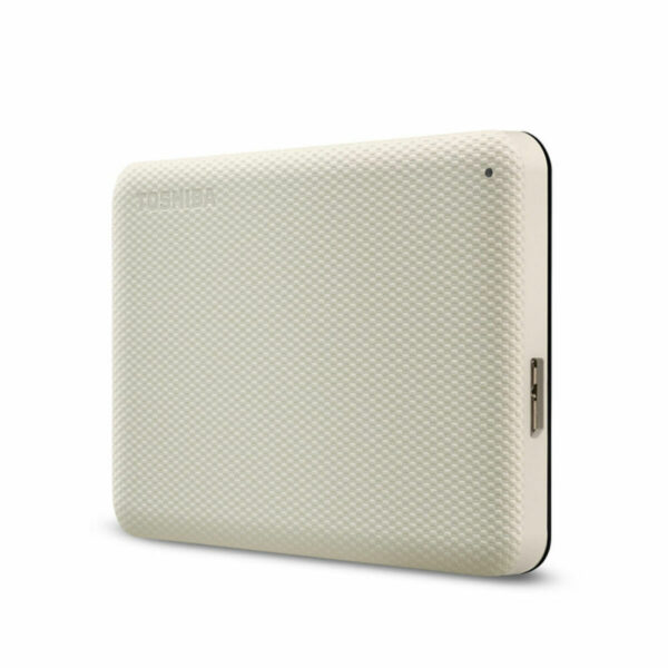 External Hard Drive Toshiba CANVIO ADVANCE Beige White 4TB USB 3.2 Gen 1 - Image 3