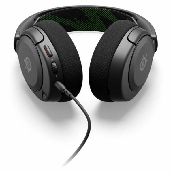 Headphones with Microphone SteelSeries ARCTIS NOVA 1X Black Black/Green - Image 4