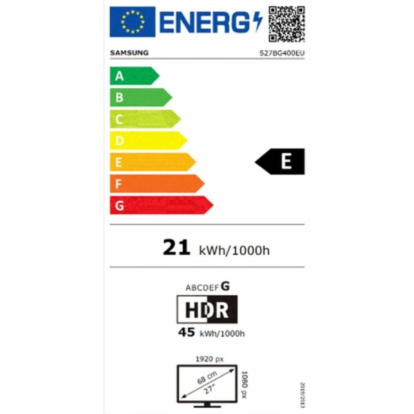 Monitor Samsung LS27BG400EUXEN Full HD 27" 240 Hz - Image 6
