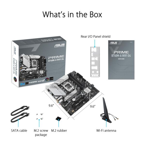 Motherboard Asus PRIME B760M-A WIFI D4 LGA 1700 Intel B760 - Image 7