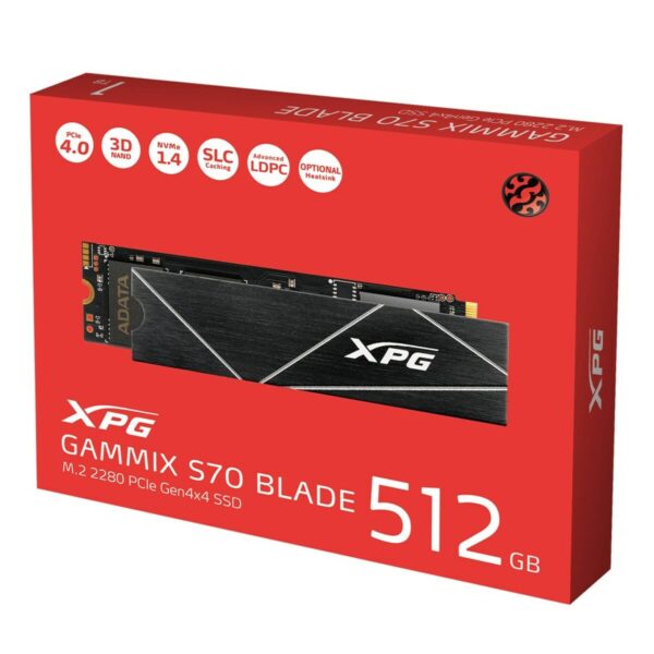 Hard Drive Adata GAMMIX S70 BLADE 512 GB SSD - Image 6