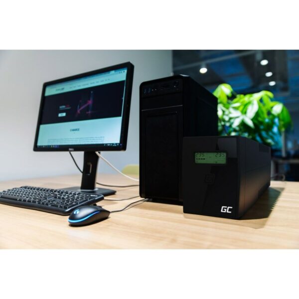 Uninterruptible Power Supply System Interactive UPS Green Cell UPS08 700 W - Image 7