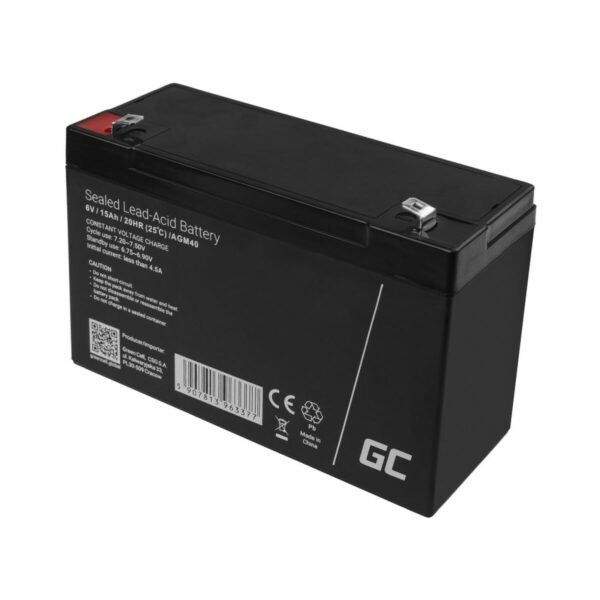 Battery for Uninterruptible Power Supply System UPS Green Cell AGM40 14000 mAh 6 V - Image 4