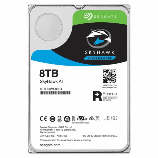 Hard Drive Seagate SkyHawk AI 3,5" 3,5" 8 TB - Image 2