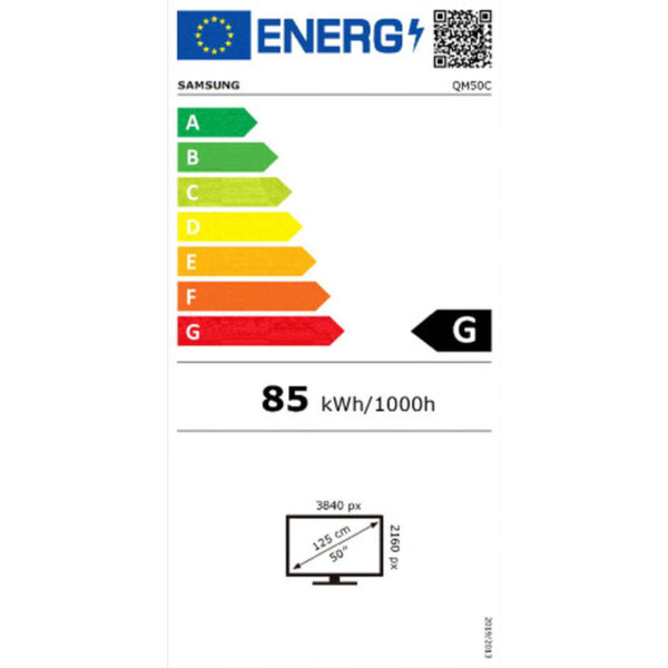 Videowall Monitor Samsung LH50QMCEPGCXEN 4K Ultra HD 43" - Image 3