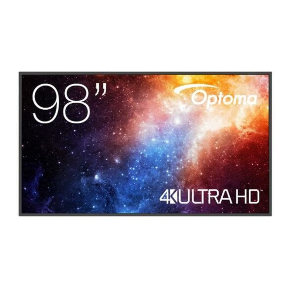 Monitor Videowall Optoma H1F2C0IBW101 4K Ultra HD 98" - Image 2