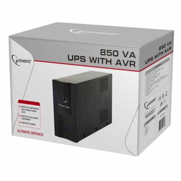 Uninterruptible Power Supply System Interactive UPS GEMBIRD UPS-PC-850AP 520 W - Image 3