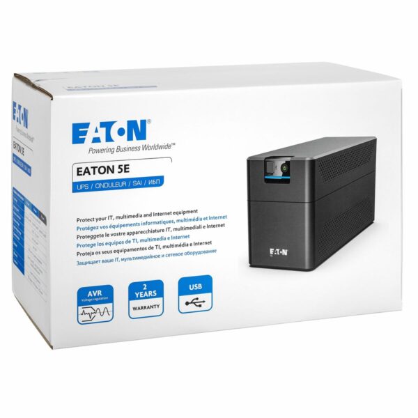 Uninterruptible Power Supply System Interactive UPS Eaton 5E Gen2 900 USB 480 W 900 VA - Image 2
