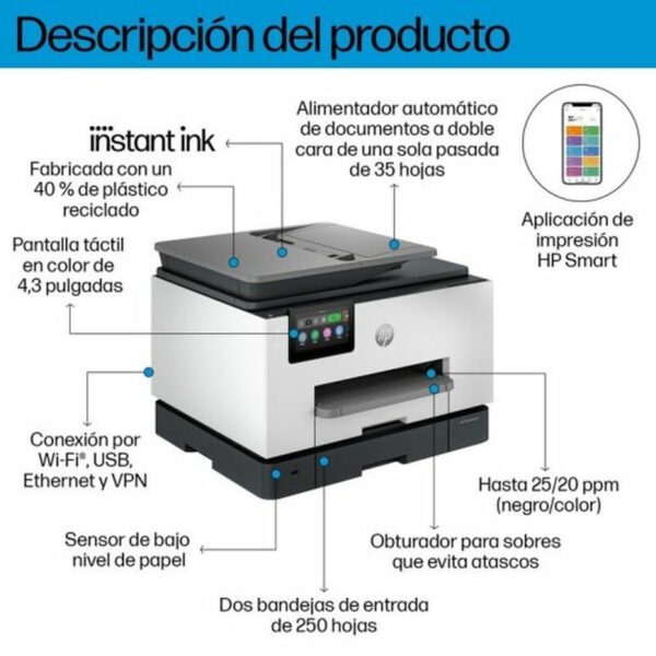 Multifunction Printer HP OfficeJet Pro 9132e - Image 2