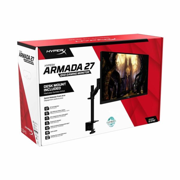 Gaming Monitor HP 64V69AA Quad HD 27" - Image 3