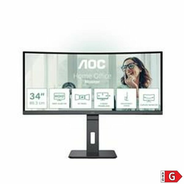 Monitor AOC CU34P3CV Wide Quad HD 34" - Image 2