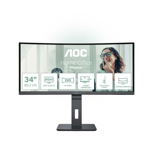 Monitor AOC CU34P3CV Wide Quad HD 34" - Image 3