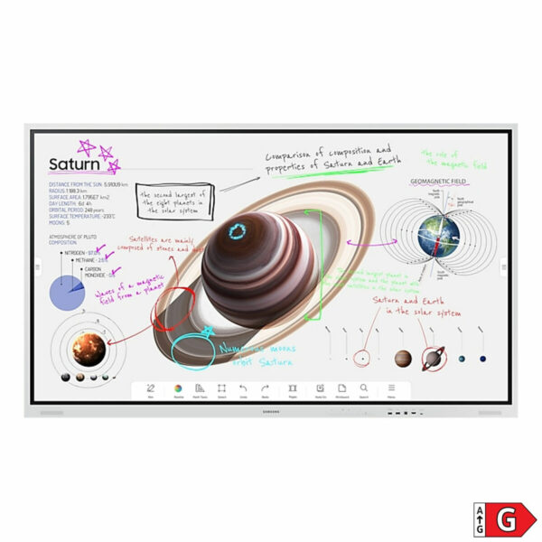 Interactive Touch Screen Samsung WM75B 75" 60 Hz 4K Ultra HD - Image 2