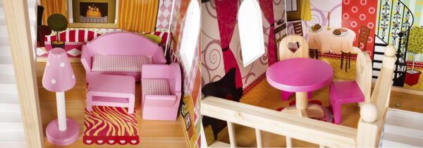 Wooden dollhouse - villa D11252 - Image 5