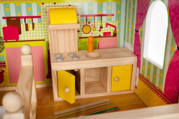 Wooden dollhouse - villa D11252 - Image 14