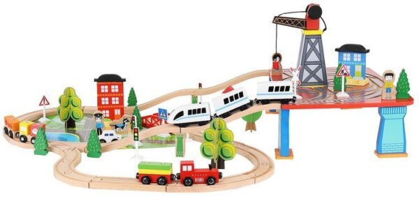 Wooden train - battery operated train - Image 8