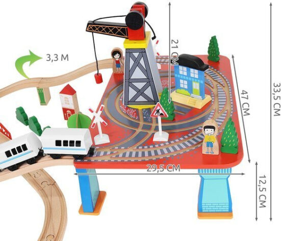 Wooden train - battery operated train - Image 4