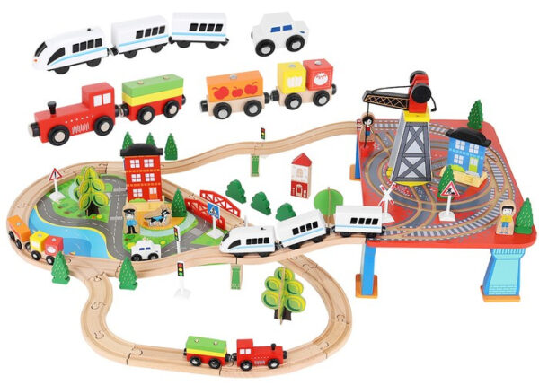 Wooden train - battery operated train - Image 5