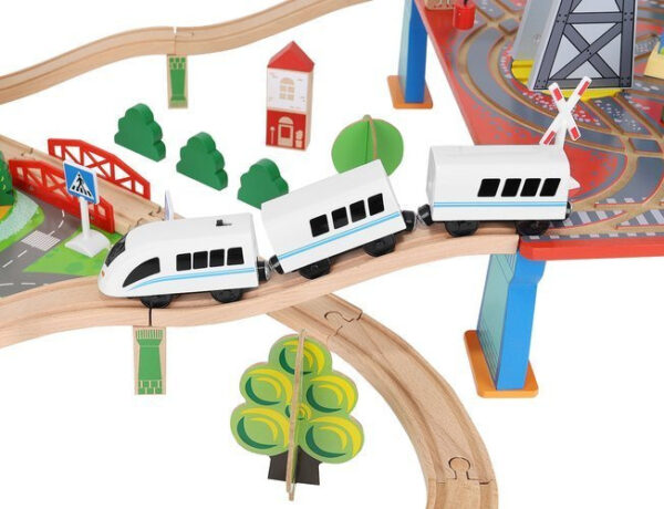 Wooden train - battery operated train - Image 12