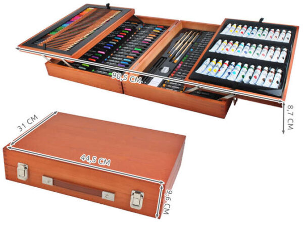 Painting set 174pcs in a case - Image 3