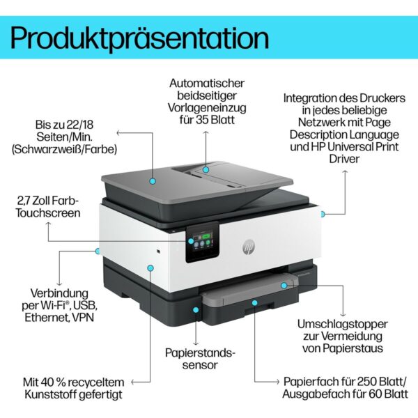 Printer HP PRO 9120B - Image 8
