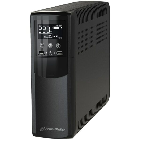 Uninterruptible Power Supply System Interactive UPS Power Walker VI 600 CSW FR 360 W - Image 2