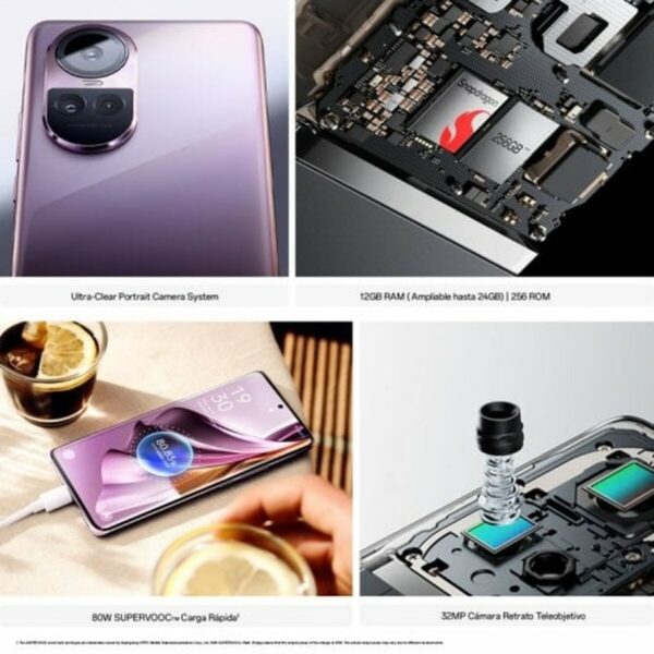 Smartphone Oppo Reno10 Pro 5G 6,7" Snapdragon 778G 12 GB RAM 256 GB Black Silver - Image 3