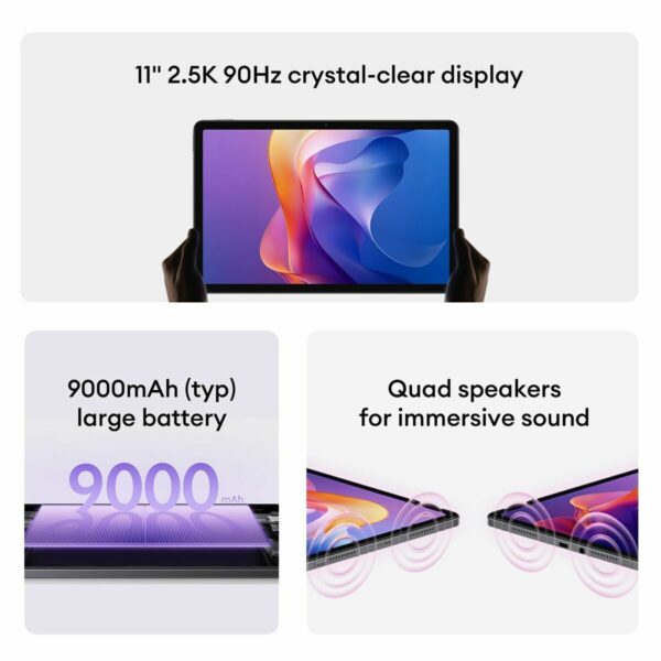Tablet Xiaomi 25040RP0AG 11" Octa Core 4 GB RAM 128 GB Grey - Image 6