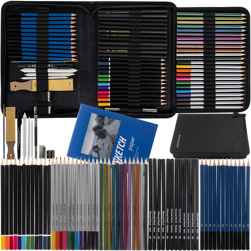 Sketching set 74pcs Maaleo 19178