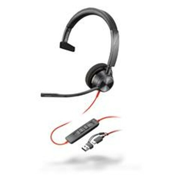 Headphone with Microphone HP Blackwire 3310 Black - Image 2