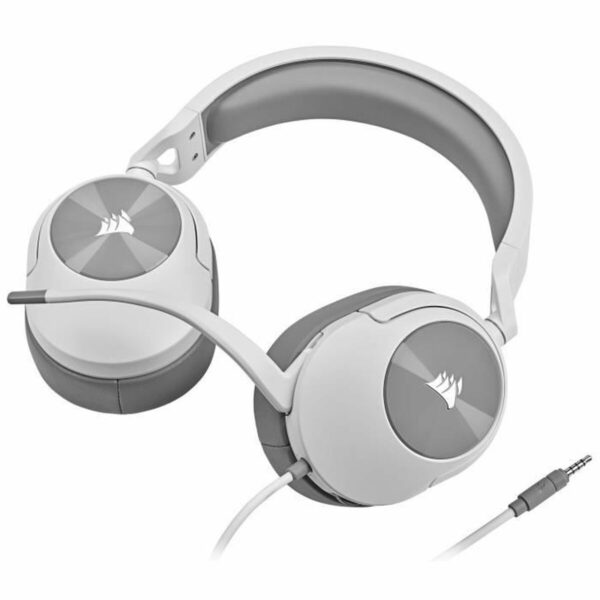 Headphones with Microphone Corsair HS55 STEREO White - Image 2