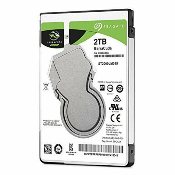 Hard Drive Seagate Barracuda ST2000LM015 2,5" 2 TB - Image 2