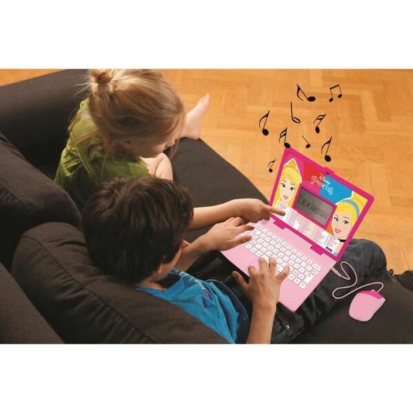 Laptop computer Lexibook Disney Princess FR-EN Interactive Toy + 4 Years - Image 2