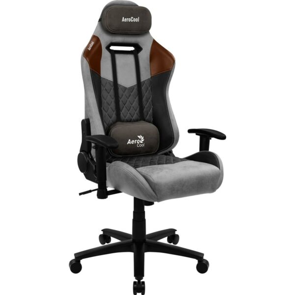 Gaming Chair Aerocool DUKE AeroSuede 180º Black Grey - Image 7