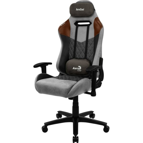 Gaming Chair Aerocool DUKE AeroSuede 180º Black Grey - Image 6