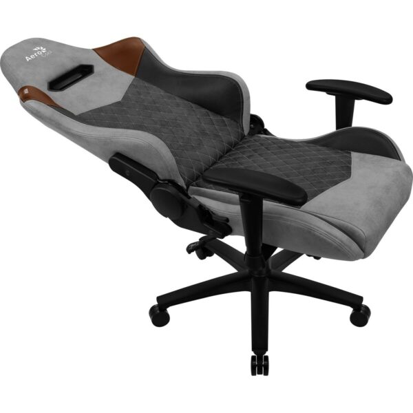 Gaming Chair Aerocool DUKE AeroSuede 180º Black Grey - Image 3
