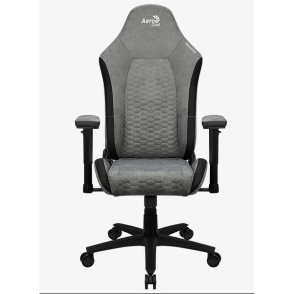 Gaming Chair Aerocool Crown AeroSuede Black Grey - Image 2