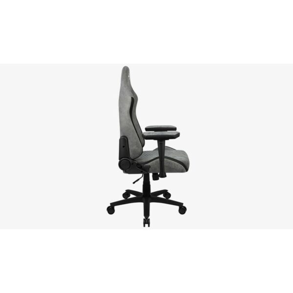 Gaming Chair Aerocool Crown AeroSuede Black Grey - Image 5