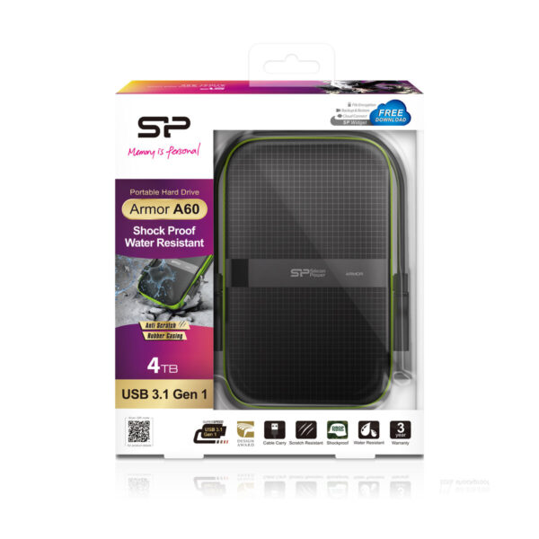 External Hard Drive Silicon Power Armor A60 4 TB USB 3.1 4TB - Image 5
