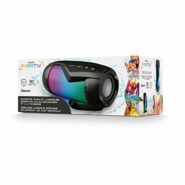Portable Bluetooth Speakers BigBen Connected PARTYBTIPMINI 20 W Black - Image 2