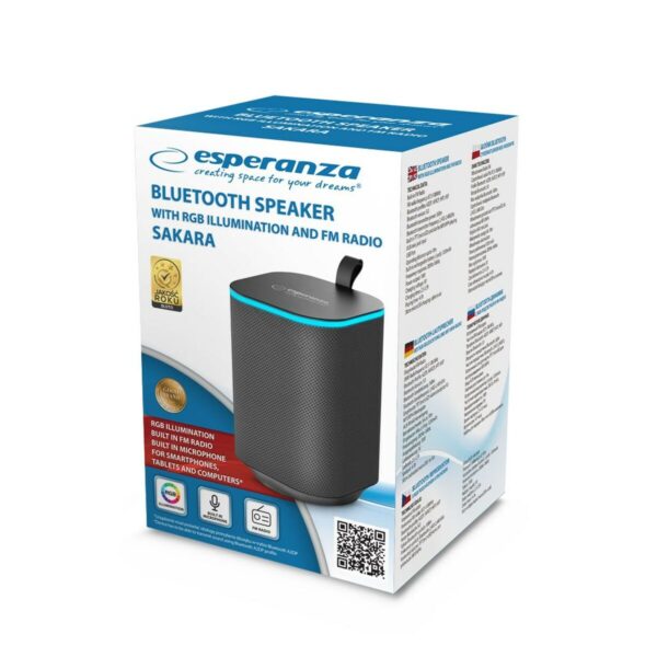 Portable Bluetooth Speakers Esperanza EP155  Black - Image 6