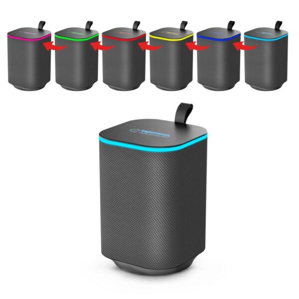 Portable Bluetooth Speakers Esperanza EP155  Black - Image 3